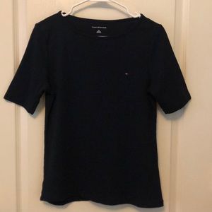Women’s Navy Blue Tommy Hilfiger Short Sleeve Tee - Size Large